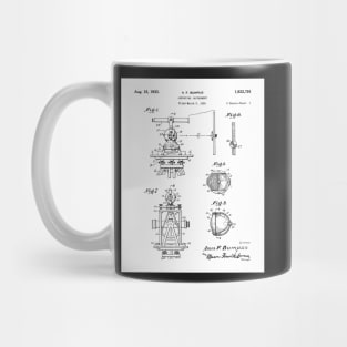 Surveying Patent - Surveyor Construction Builder Art - White Mug